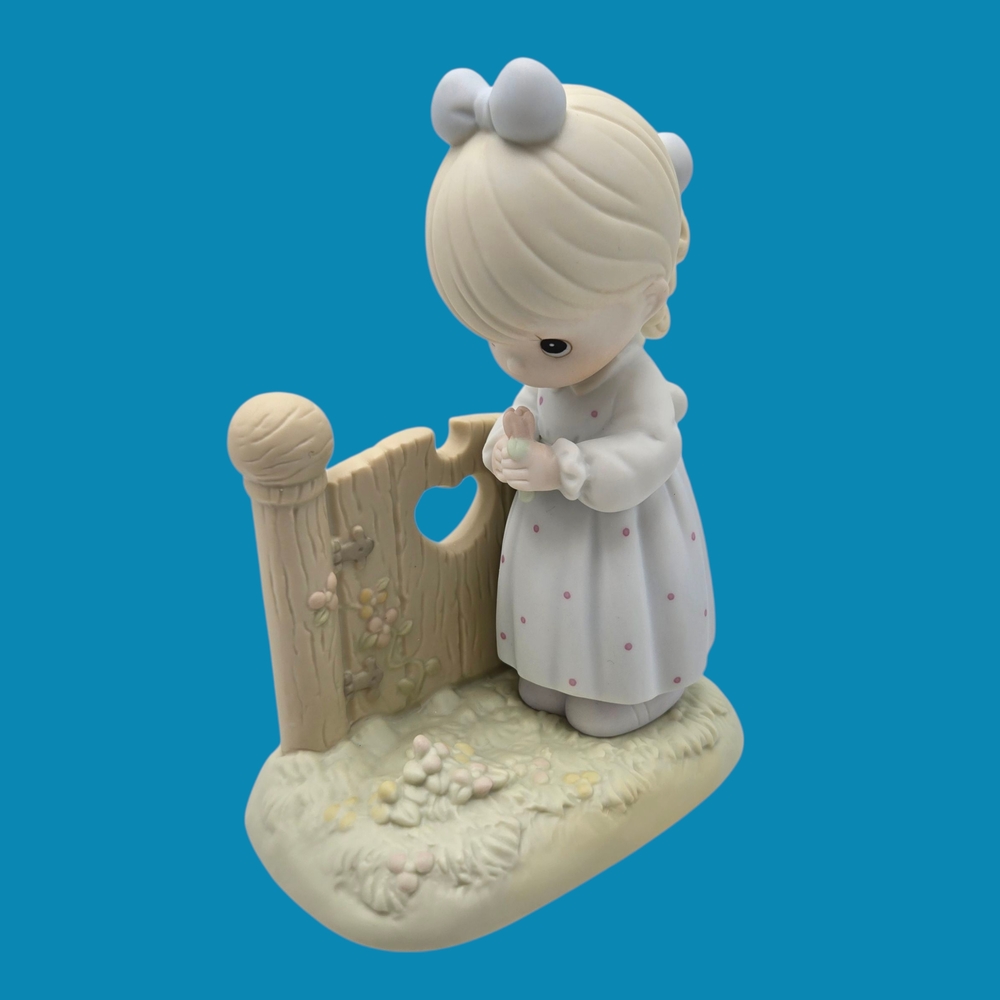 Vintage Precious Moments I Will Always Be Thinking Of You Signed Sam B Girl Gate